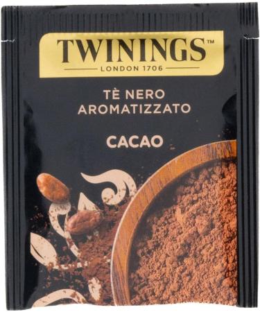  Italian Gourmet E.R. Twinings T Nero Aromatizzato al Cacao Black Tea with Cocoa Taste Pack of 25 Filters 4 x 50 g + Italian Gourmet Polpa 400 g - Buy Online on GoSupps.com
