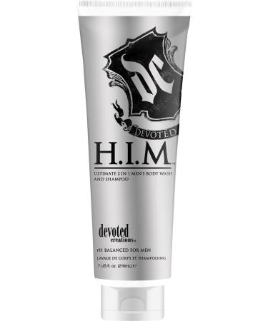 NEW for 2011! Devoted Creations H.i.m. Ultimate 2 in 1 Men's Body Wash and Shampoo - 7 Oz.