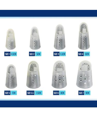 STAX Finger Splint Kits - Mallet Finger & Nail Bed Injury Support 30 Durable ABS Splints 8 Sizes Clear - BraceOn - Buy Online on GoSupps.com
