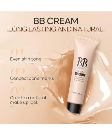 BB Cream for Fair Skin - Full-Coverage Tinted Moisturizer & Concealer | Oil-Free Lightweight Portable - 30 ml | Perfect Skin Tone Evener for Women - Buy Online on GoSupps.com