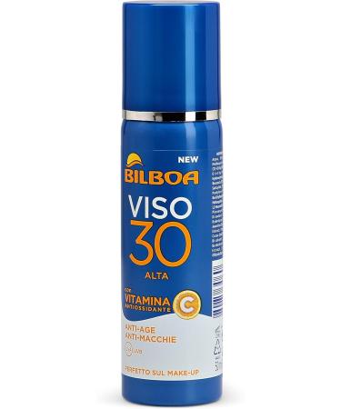  Bilboa Bilboa Protective Face Spray with SPF 30 Spray with vitamin C antioxidant anti-aging and anti-dark spot action Protects and refreshes non-greasy Ideal for application on the - Buy Online on GoSupps.com