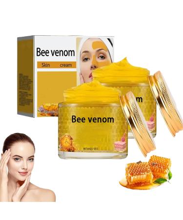 JIAOY Set of 2 bee venom skin repair creams firming and wrinkle-reducing for face and body anti-aging cream multi-action firming and moisturizing treatment