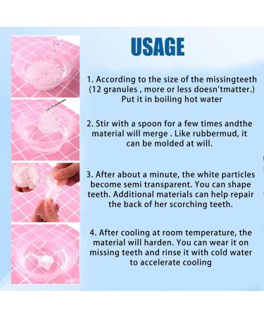 Xirujnfd Tooth Repair Granules Kit | Temporary Tooth Filling & Repair Kit for Everyone - 2PC International Shipping - Buy Online on GoSupps.com
