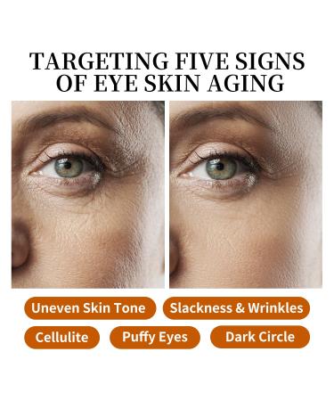 Eye Cream & Roller Serum Set with Retinol Vitamin E Squalane Hyaluronic Acid for Dark Circles Eye Bags & Fine Lines Under Eyes Brighten Under Eyes 1OZ&0.27OZ - Buy Online on GoSupps.com