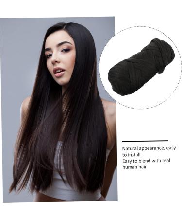 FOMIYES 4 Rolls Brazilian Wool Braid Color Wigs Colored Hair Extension Clips Synthetic Women Hair Pin Colorful Hair Clips Styling Hair Clips Long Wig Hair Piece Polypropylene Straight Hair - Buy Online on GoSupps.com