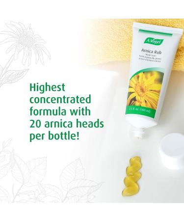 A.Vogel Arnica Rub 3.5 oz - Organic Arnica Extract for Joint Mobility & Muscle Stiffness - Vegan & Gluten-Free - Buy Online on GoSupps.com