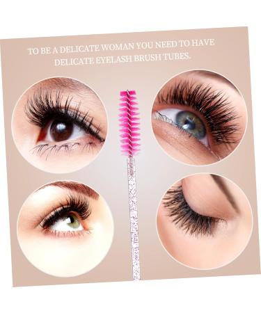 FOMIYES 8pcs Diamond Mascara Brush Disposable Eyelash Brush Eye Foundation Brush Lash Brow Comb Modify Spool 11.7x1.1cm Rosy - Buy Online on GoSupps.com