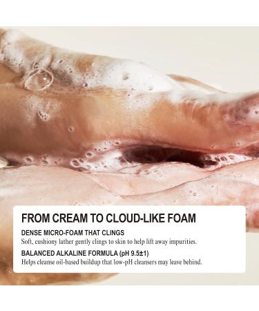 NUNIES Mild Alkaline Cleansing Foam Daily Korean Face Wash for Sensitive Skin | Cream-to-Foam Lather | Deep Cleanser with Hyaluronic Acid & Ceramide | Fragrance-Free | 4.05 fl.oz. (120ml) - Buy Online on GoSupps.com