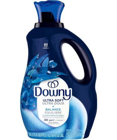 Downy Ultra Soft Fabric Softener Liquid Balance Crisp Rain and Blue Eucalyptus 1.66L 1.66 l (Pack of 1) - Buy Online on GoSupps.com