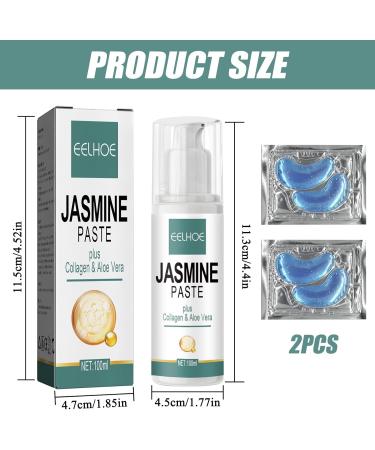 1 Pcs Jasmine Eye Cream Jasmine Ointment For Dark Circles Jasmine Active Ointment Jasmine Eye Cream Reduces Dark Circles Fine Lines Bags And Wrinkles Under The Eyes - Buy Online on GoSupps.com