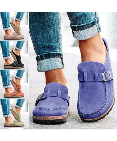 Women's Suede Moccasin Sandals - Summer Low Top Loafer Flats & Platform Shoes - Shop Internationally - Buy Online on GoSupps.com