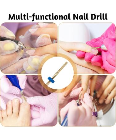 2 Pieces Nail Drill Carbide Drill Professional Nail Polisher Drill Remover Cuticle Remover Nail Drill Bit Nail Bed File Dead Nails Drill for Electric Nail File Cuticle Defection - Buy Online on GoSupps.com