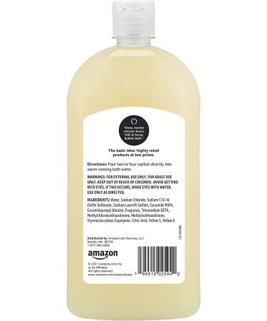 Amazon Basics Milk & Honey Bubble Bath 32oz - Luxurious Spa Experience - Buy Online on GoSupps.com