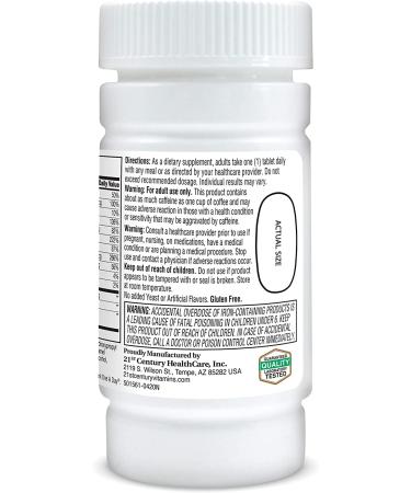 21st Century One Daily Energy - 75 Tablets for Vitality & Wellness - Buy Online on GoSupps.com