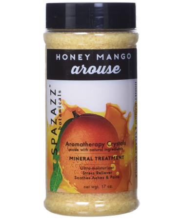 Spazazz Aromatherapy Spa and Bath Crystals - Honey Mango 17 oz (2 Pack)