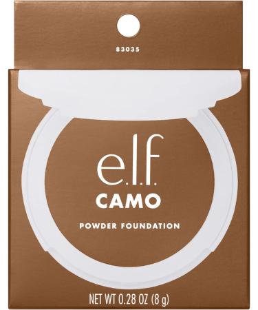 e.l.f. Camo Powder Foundation Deep 540 N - Lightweight Primer Infused, Buildable Coverage - 8g - Buy Online on GoSupps.com