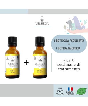Velbecia - Dr Bach Flowers 30ml +1 FREE - ALCOHOL FREE - Stressed Animals - Soothes and calms your animal - Buy Online on GoSupps.com