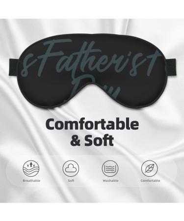 Happy Father's Day Sleep Mask - Adjustable Double-Sided Soft Eye Covers for Comfortable Sleep & Reduced Eye Edema - Buy Online on GoSupps.com