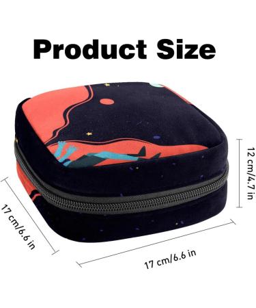 Multicolored Storage Bags for Women's Bandages - Portable Funny & Abstract Design for Menstrual Pads & Tampons | Ideal for School & Office - Buy Online on GoSupps.com