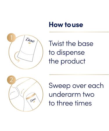 Dove Ultimate Antiperspirant Deodorant Stick Peony and Rose Water 2.6 oz - 2 Count - Buy Online on GoSupps.com