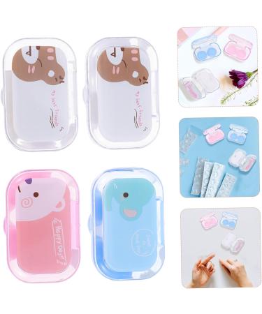 Buy Healvian Travel Container for Contact Lenses - 20 Boxes Cartoon Design | Perfect for Cosmetic & Invisible Colored Lenses - Buy Online on GoSupps.com