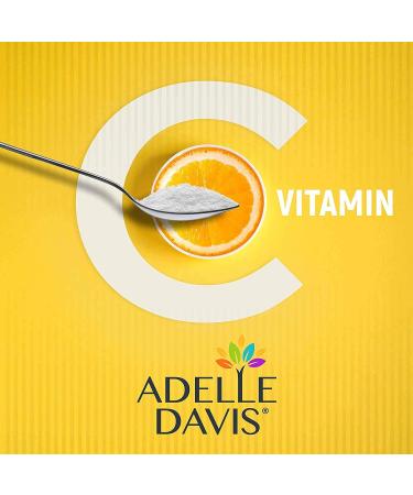 Adelle Davis Vitamin C Powder 100g - Pure Ascorbic Acid GMO-Free & Pharmaceutical Quality - Boost Immunity & Antioxidant Support - Buy Online on GoSupps.com