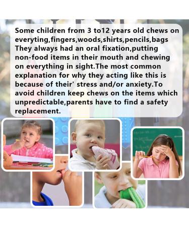 Sensory Chew Necklaces for Kids - 4 Pack Silicone Chewy Necklaces for ADHD & Autism - Oral Motor Aid - Buy Online on GoSupps.com