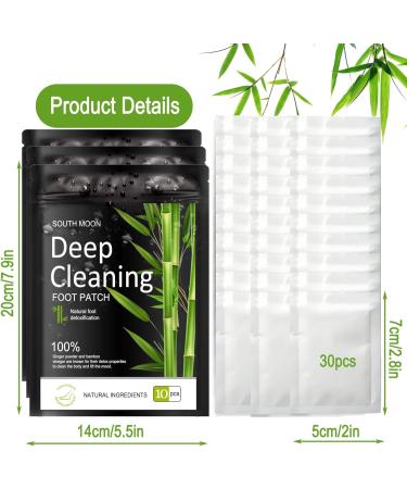 Detox Foot Pads - 30PCs Natural Foot Care for Deep Cleansing & Detoxification | Improve Sleep & Circulation - Buy Online on GoSupps.com