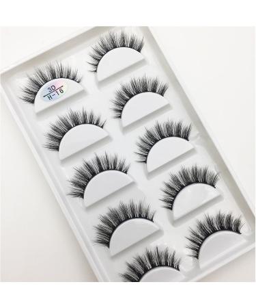 UAMOU 16 Style 10/50 Boxes 3D Mink Lashes Natural Cross False Eyelashes Long Messy Makeup Eye Lashes Faux Cils Maquillaje Cheerfully (Color : 5Pairs H 09 Size : 50 Boxes 250Pairs) - Buy Online on GoSupps.com