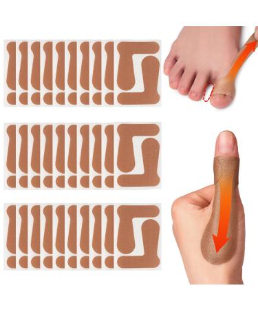 Thumb Support Tape 30Pcs Skin-Friendly Waterproof Self-Adhesive Pain Relief Brace Patch Guard Stabilizer for Tendonitis Knuckle Climbing Tape Football Sock Tape Toe Bandage