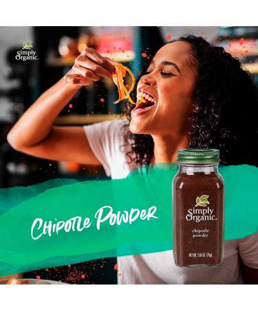 Organic Chipotle Powder - Vegan and Certified | 2.65 oz Capsicum annuum - Buy Online on GoSupps.com