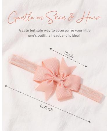 40pcs 3 Baby Girls Grosgrain Ribbon Hair Bows - Cute & Colorful Accessories for Kids | International Shipping - Buy Online on GoSupps.com