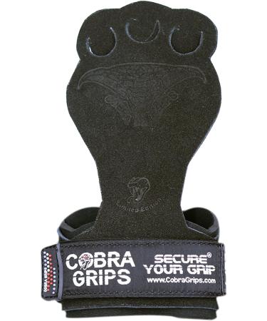 Cross Training Grips - Black Nubuck Leather, Small 3.75-4.25 - Prevent Blisters & Callouses During Pullups and Weight Lifting - Buy Online on GoSupps.com