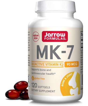 Jarrow Formulas QH-Absorb 100 mg Max Absorption - CoQ10 Ubiquinol - Up to 120 Servings (Softgels) & MK7 Promotes Bone Health 90 mcg 120 Softgels - Buy Online on GoSupps.com