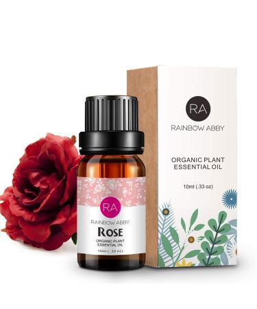 Rose Essential Oil 100% Pure Aromatherapy Oil Best Grade Rose Oil for Diffuser, Perfumes, Massage, Skin Care - 10ml