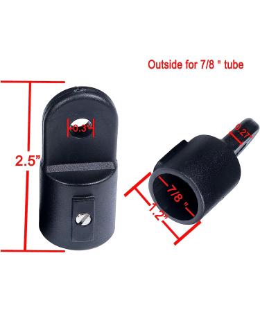 MX Bimini Top Fitting Hardware Set - 7/8 Boat Jaw Slide, Cap, Eye End, Deck Hinge (6pcs) - Buy Online on GoSupps.com
