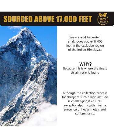 Organic 30g Pure Himalayan Shilajit Resin with Ashwagandha & Turmeric - Energy and Immune Boost - Vegan - Buy Online on GoSupps.com