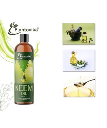 Pure Neem Oil (16 Oz) - 100% Cold Pressed All Natural Concentrate Unrefined Multipurpose Seed Extract 16 Fl Oz (Pack of 1) - Buy Online on GoSupps.com