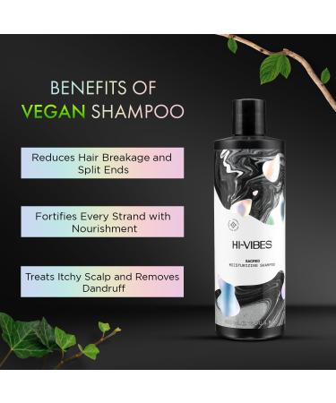 MOEHAIR Hi-Vibes Argan Oil Moisturizing Shampoo | Vegan Paraben & Sulfate Free | Hydrates Nourishes & Repairs Hair | Infused with Sunflower & Avocado Oil | 16.9 Oz - Buy Online on GoSupps.com