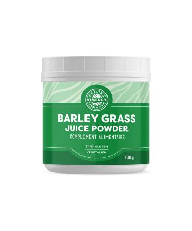 Vimergy Poudre de Jus d'Herbe d'Orge Poudre d'Herbe d'Orge Sans Agents Anti-Agglom rants Additifs Ar mes ou Sucre - V g talien sans OGM et sans Gluten (500 grams) 500 g (Lot de 1)