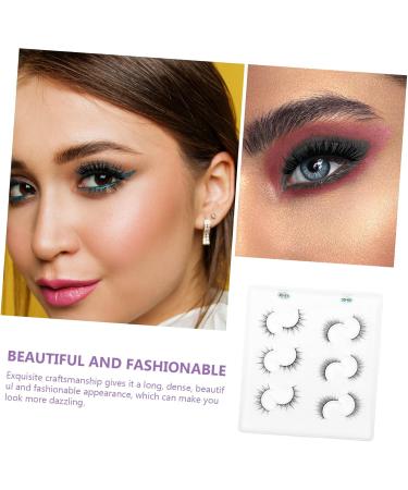 FOMIYES 6 Pairs Three-dimensional False Eyelashes Girl Makeup Eyelashes Makeup False Eyelashes Faux Lashes Beauty Kit Fake Eyelashes Beauty Eyelashes Fiber Cosmetic - Buy Online on GoSupps.com