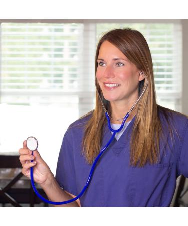 MABIS Spectrum Series Lightweight Nurse Stethoscope - Blue - 30 Inch - Buy Online on GoSupps.com