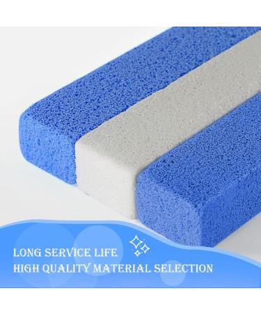 Buy Tzqfroce 4-Piece Pumice Stone Toilet Brush Set - Effective Toilet Cleaner for Household Cleaning - Blue & White - Buy Online on GoSupps.com