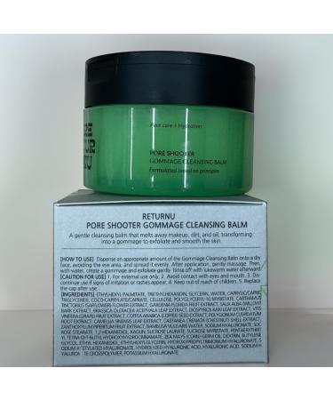 Vegan Gommage Scrub Cleansing Balm - Fragrance-Free Waterproof Makeup Remover | Korean Exfoliator for Oily Dry & Sensitive Skin | Cruelty-Free Blackhead Cleanser - Buy Online on GoSupps.com