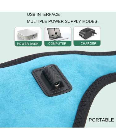 Natudeco Neck Heating Pillows - Adjustable USB-Heated Plush Scarf for Ultimate Relief | Portable Winter Warmer for Home Travel & Office - Ideal for Men & Women - Buy Online on GoSupps.com