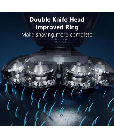 SWSTINLING Head Shavers for Men 5 in 1 Rotary Shaver Bald Waterproof Wet/Dry Beard Grooming Kit Floating Upgraded 7D Skull Shaver Electric Razor with LED Display and USB Charging - Buy Online on GoSupps.com