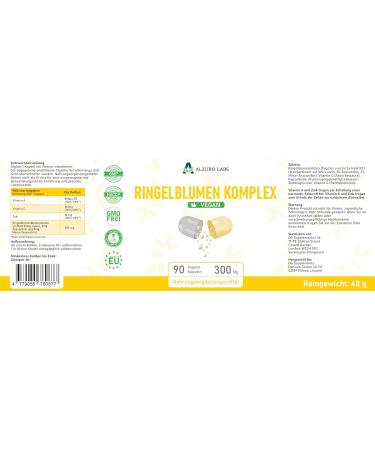 Lut ine & Z axanthine 300 mg 90 G lules V ganes | Extrait de Fleur de Souci avec Vitamines A C & Zinc | Vitamines Naturelles pour la Sant des Yeux | Test en Laboratoire & Certifi GMP - Buy Online on GoSupps.com