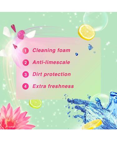 Bloo In-Cistern Twin Blocks Blue Original - 3 Pack, Anti-Limescale Cleaning & Long-Lasting Foaming Action - Buy Online on GoSupps.com