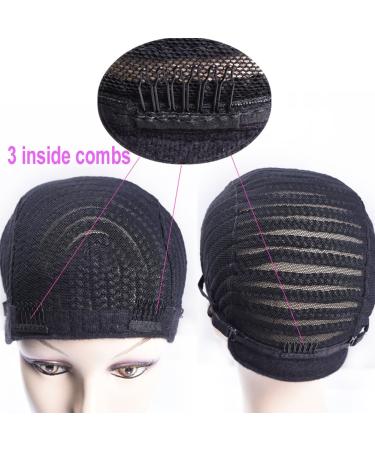 Refined Braided Wig Caps - Crochet Cornrows Cap for Easy Wig Making | Glueless Hair Net Liner - Buy Online on GoSupps.com