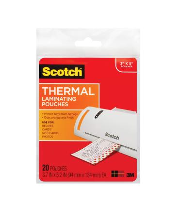  Scotch Self-Seal Laminating Pouches, 25 Pack, Letter Size  (LS854-25G-WM) : Laminating Supplies : Office Products